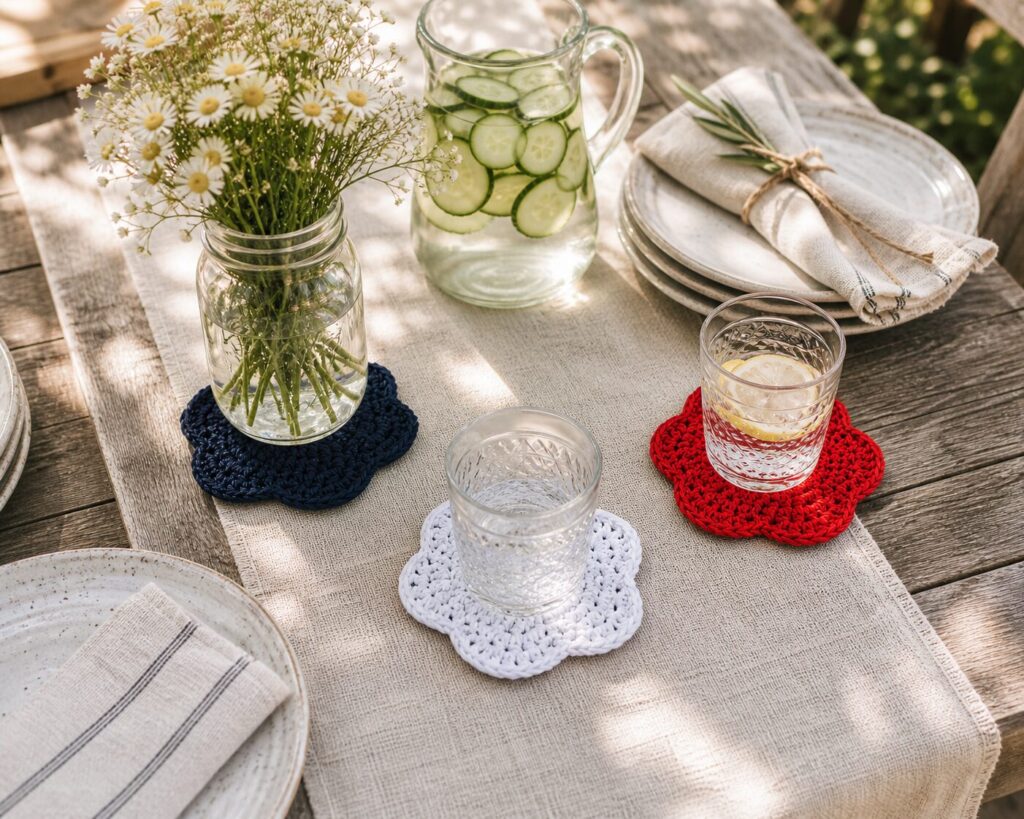 Patriotic Crochet Star Pattern 