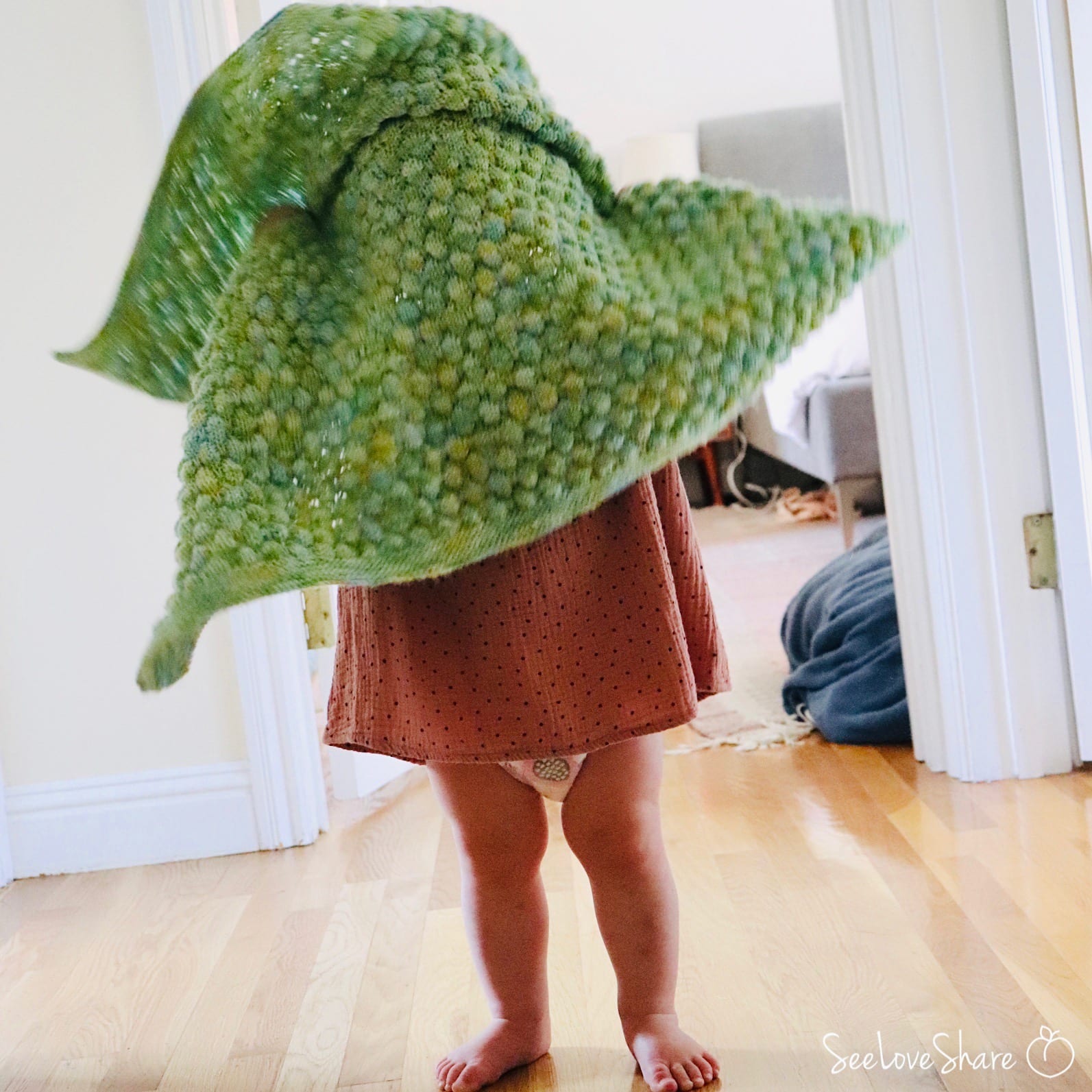 Bubble Stitch Baby Blanket