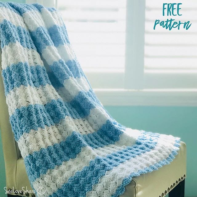 Easy Peasy Crochet Baby Blanket