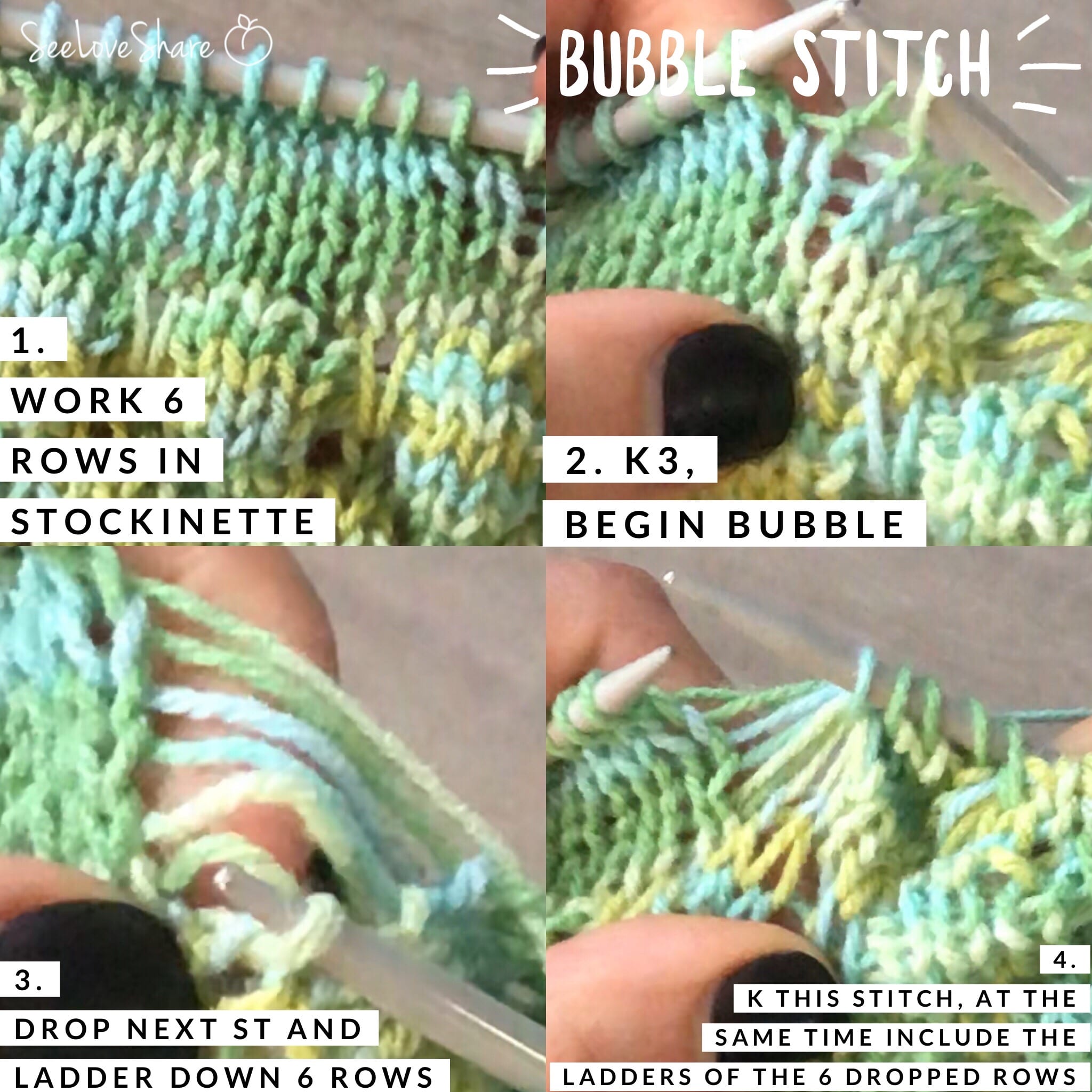Bubble Stitch Baby Blanket