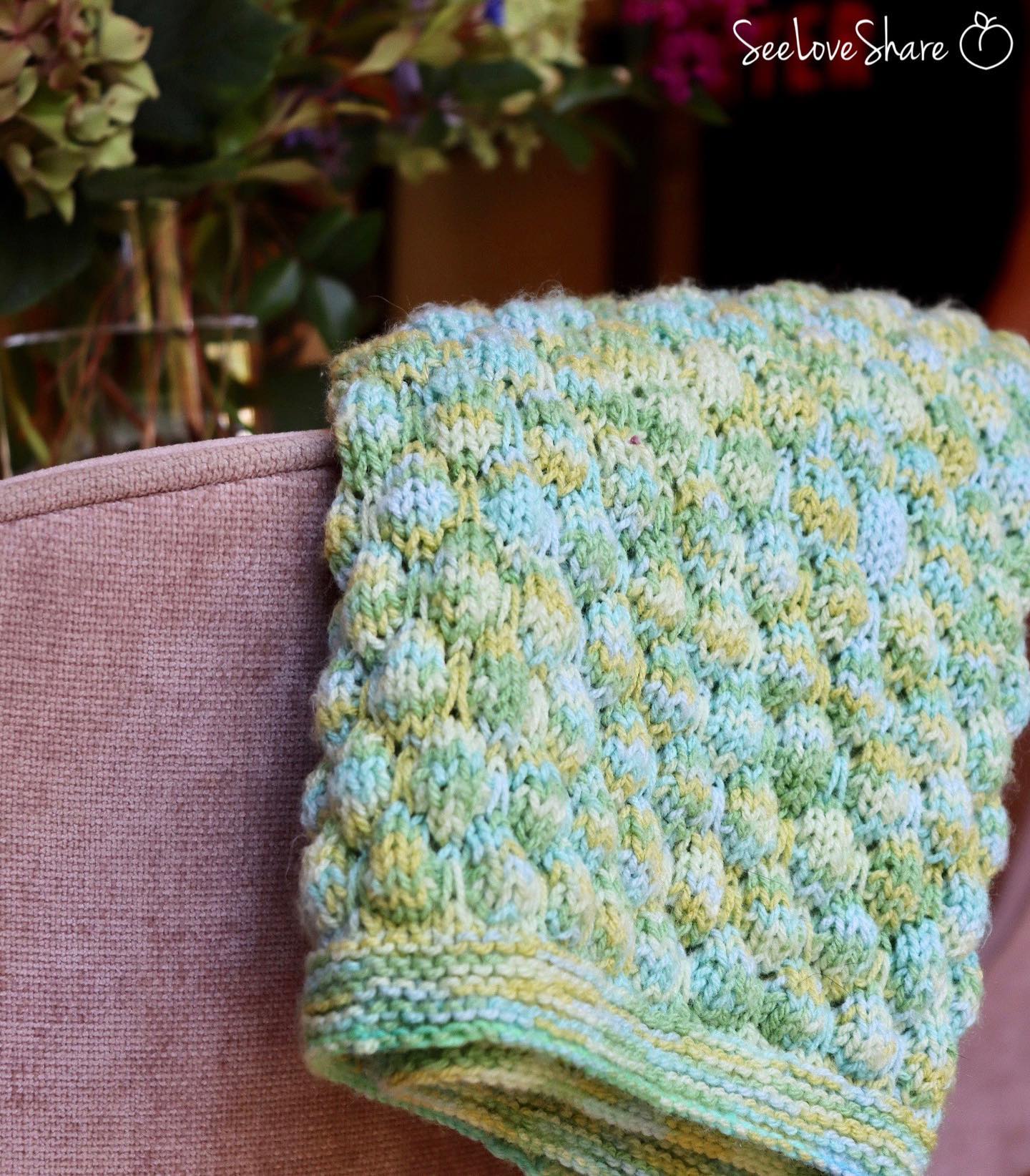 Bubble Stitch Baby Blanket