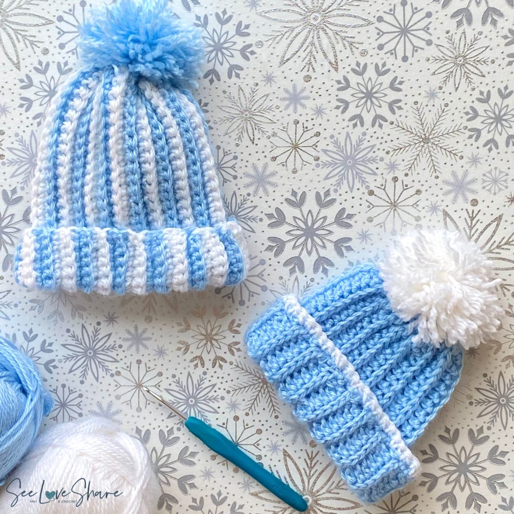 Simple Crochet Beanie Pattern
