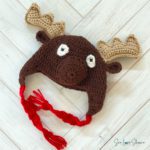 Baby and Kiddo Moose Hat