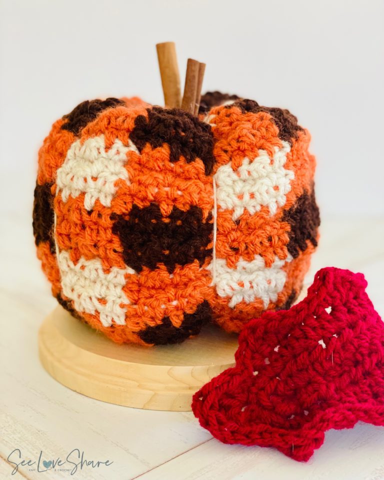 Gingham Plaid Pumpkin pumpkin pattern