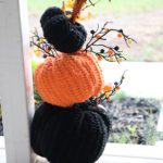 3-Stack Jack-O-Lantern Topiary
