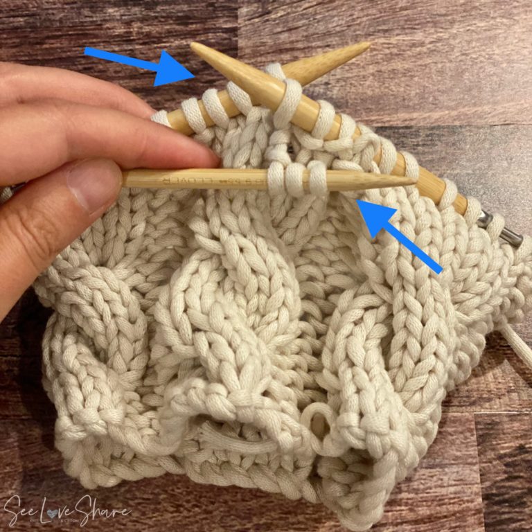 Knit Cable Stitch Pumpkin - Free Pattern & Beginner Guide