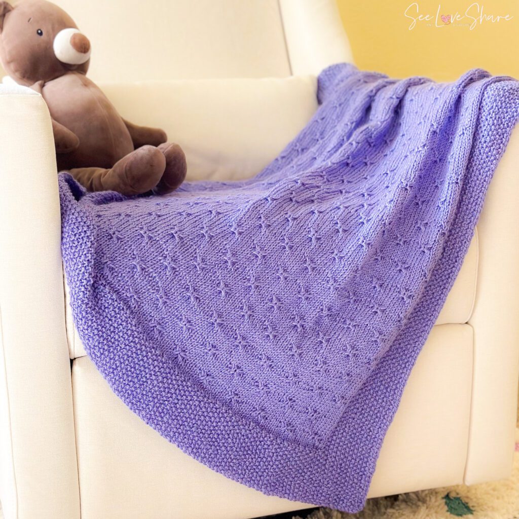 knit baby blanket