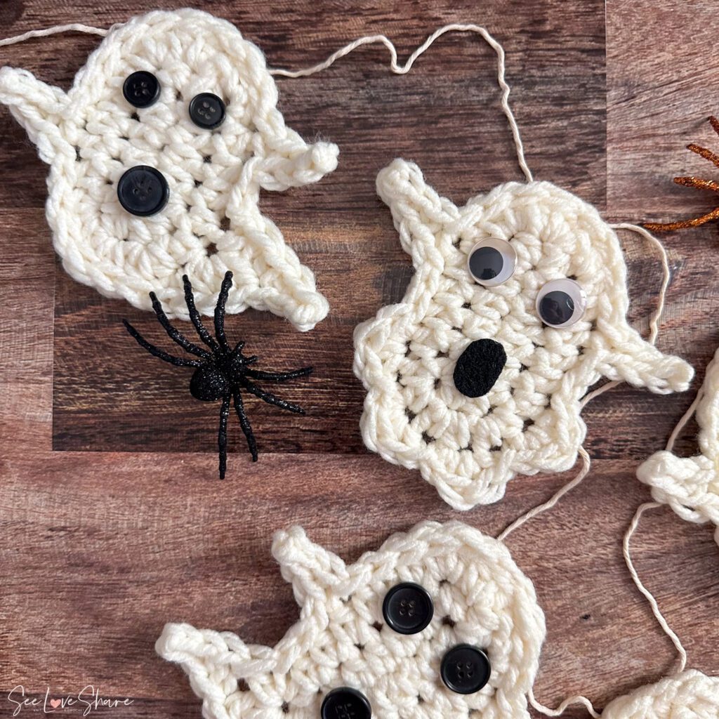 Crochet Ghost Garland