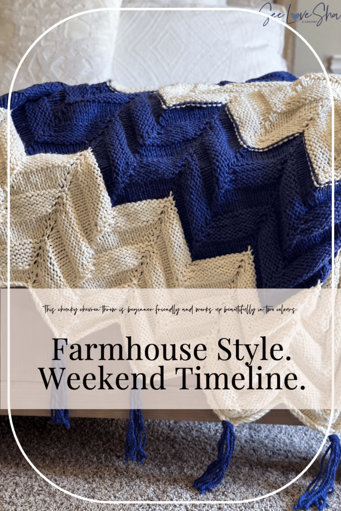 Chevron Knit Throw Pattern