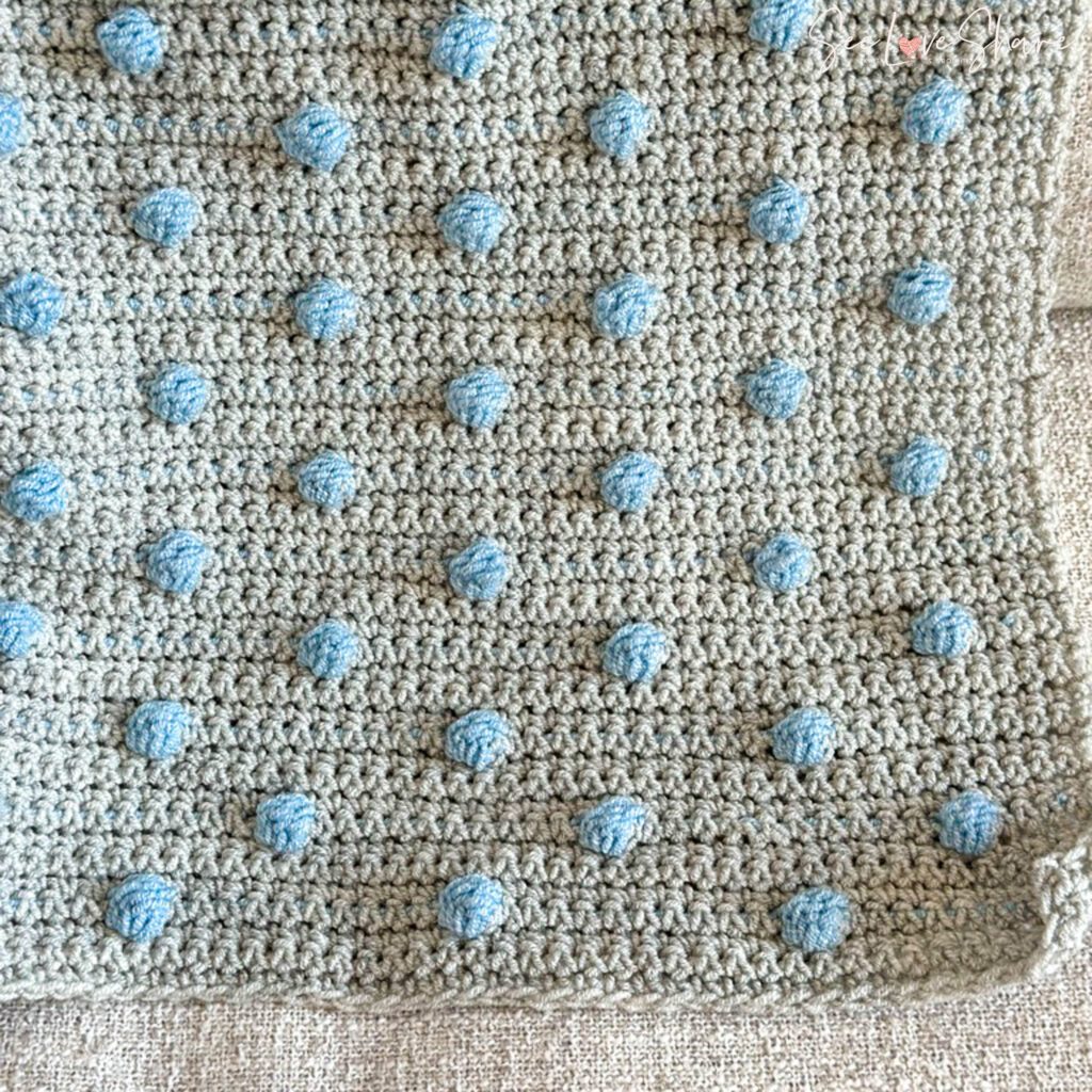 Bobble Stitch Baby Blanket