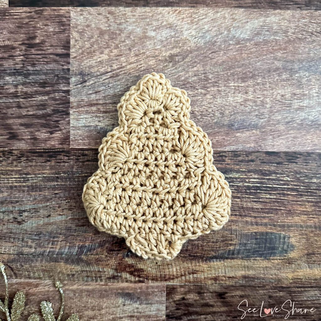 christmas tree sugar cookie ornament