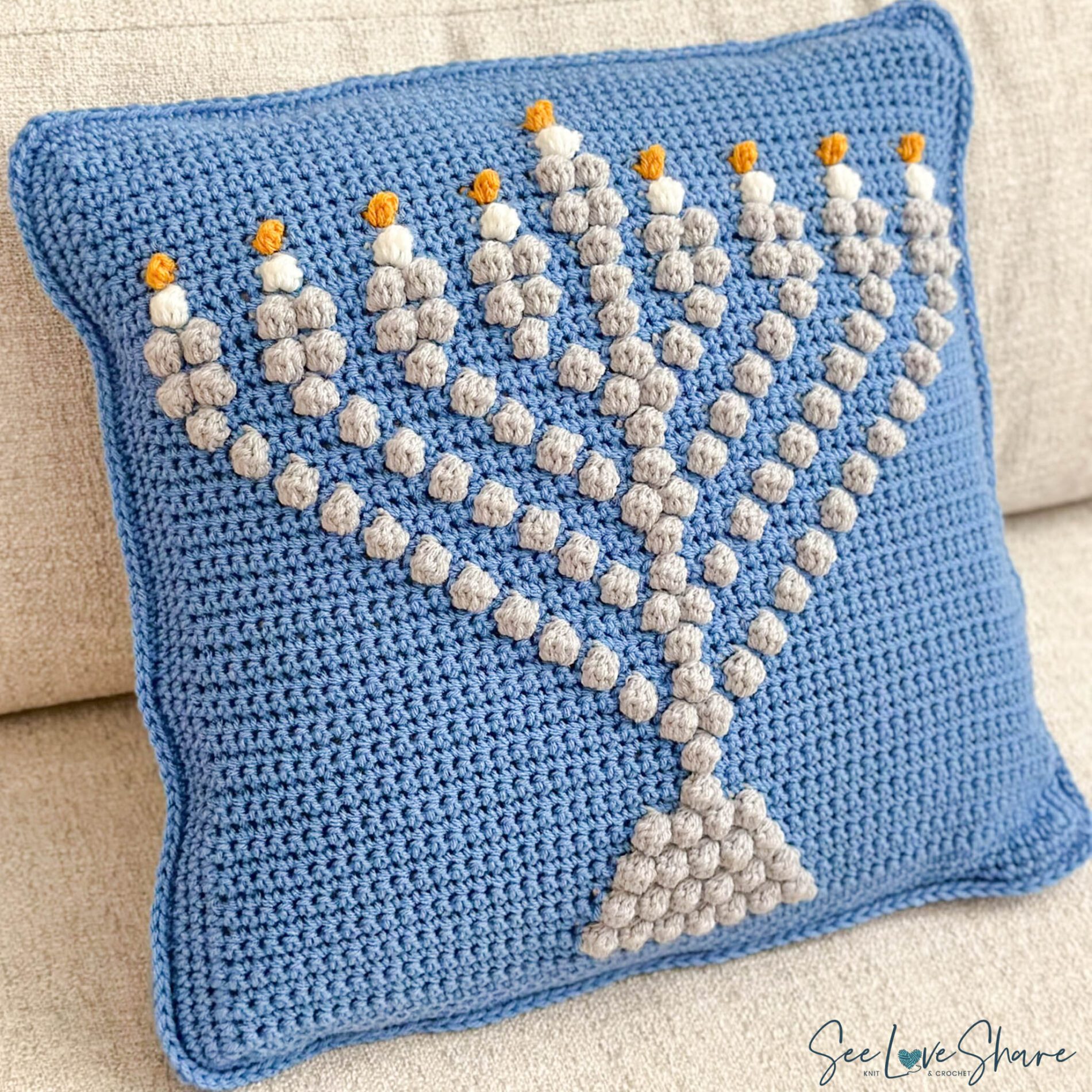 crochet menorah pattern
