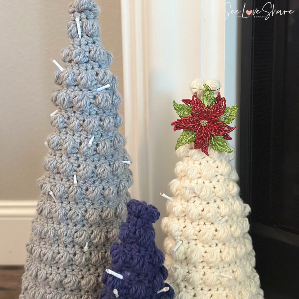 Standing Christmas Trees Crochet Pattern