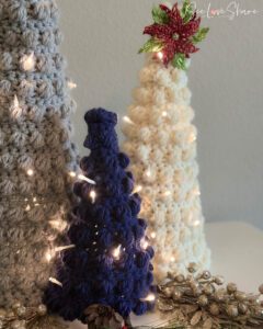 Standing Christmas Trees Crochet Pattern