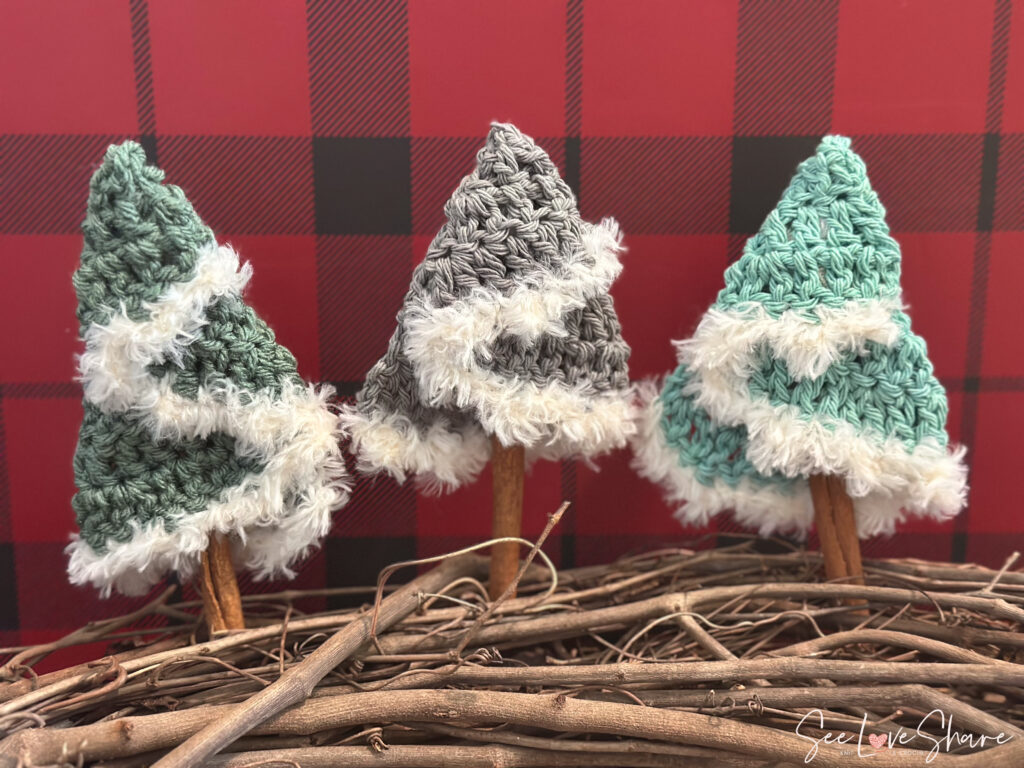 Folded Crochet Christmas Tree Pattern by SeeLoveShare