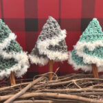 Folded Crochet Christmas Tree