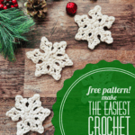The Easiest Crochet Snowflake