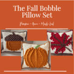 Fall Bobble Stitch Pillow Bundle
