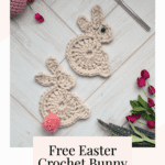 Free Crochet Bunny Appliqué Pattern