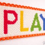 Crochet PLAY Sign