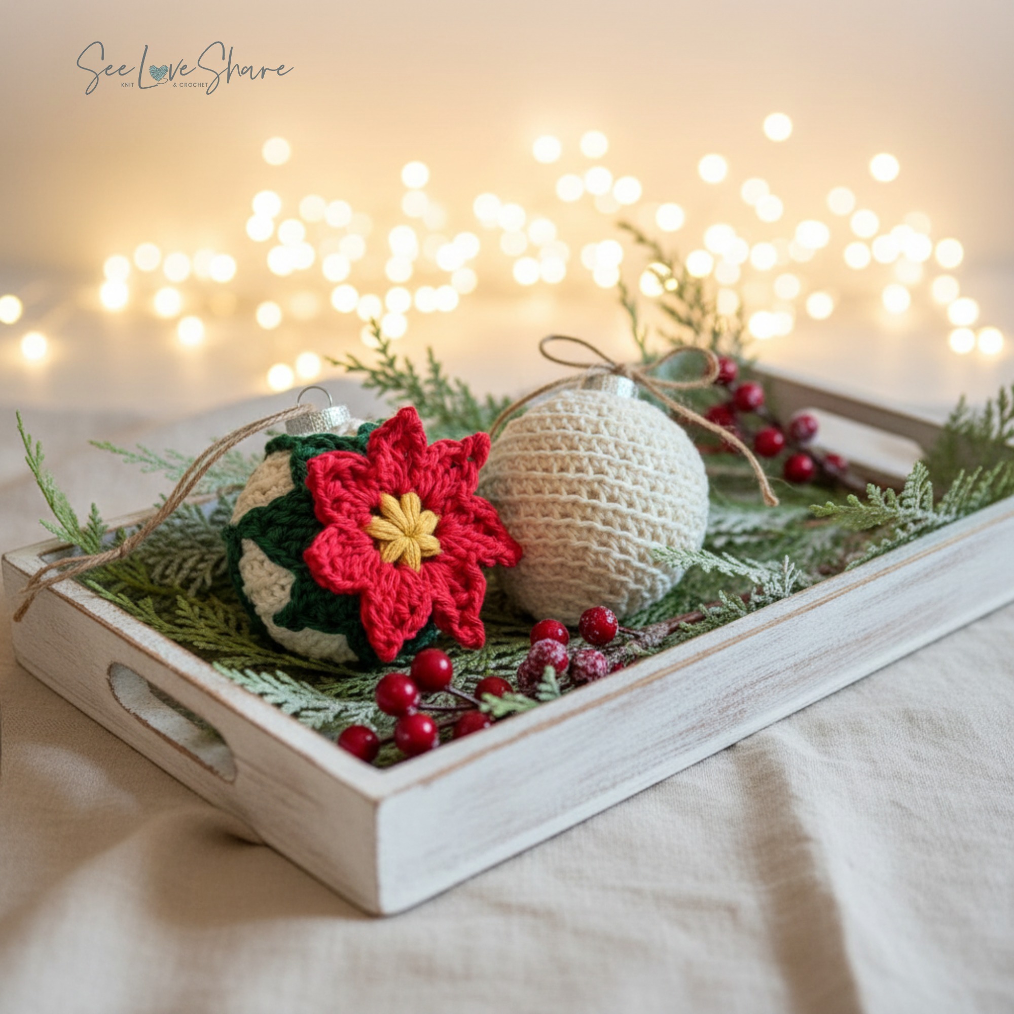 crochet poinsettia pattern