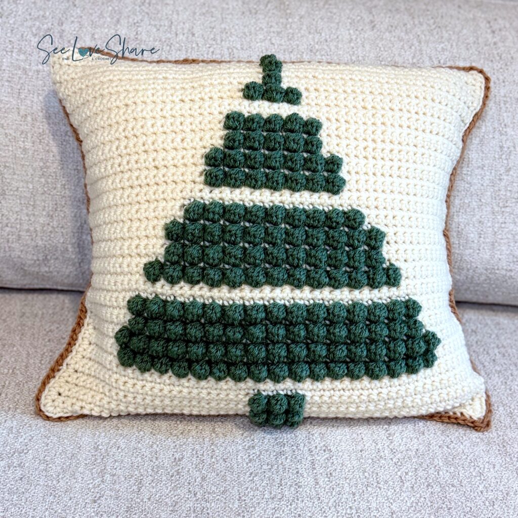 Crochet Christmas Tree Pillow Pattern