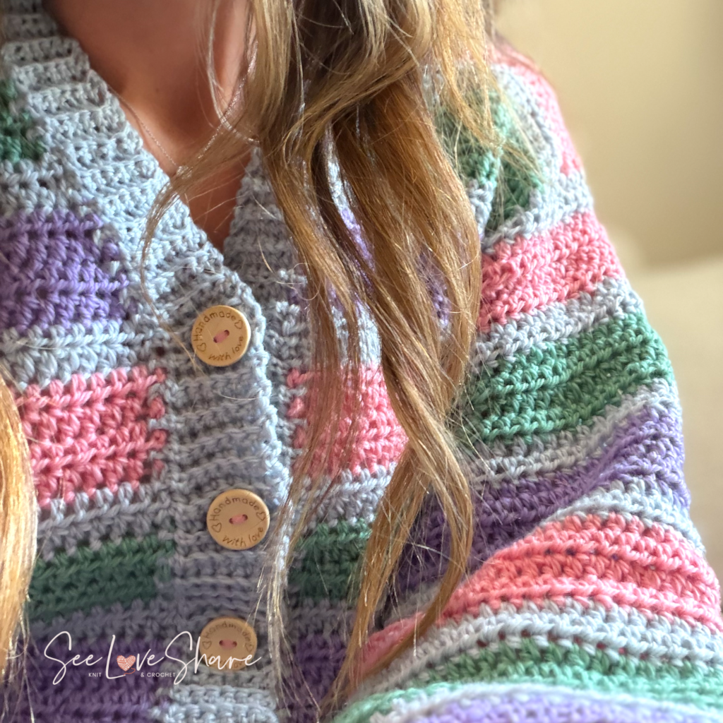 Striped Crochet Cardigan Pattern